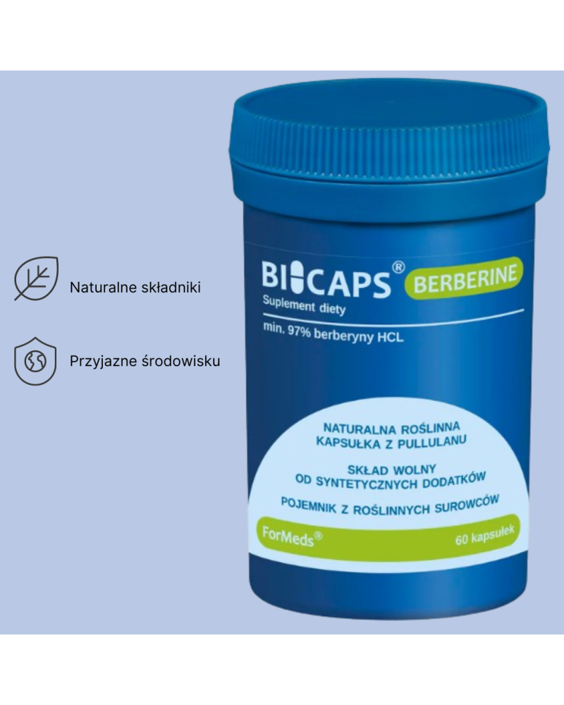 Berberyna Formeds Bicaps Berberine 60kaps