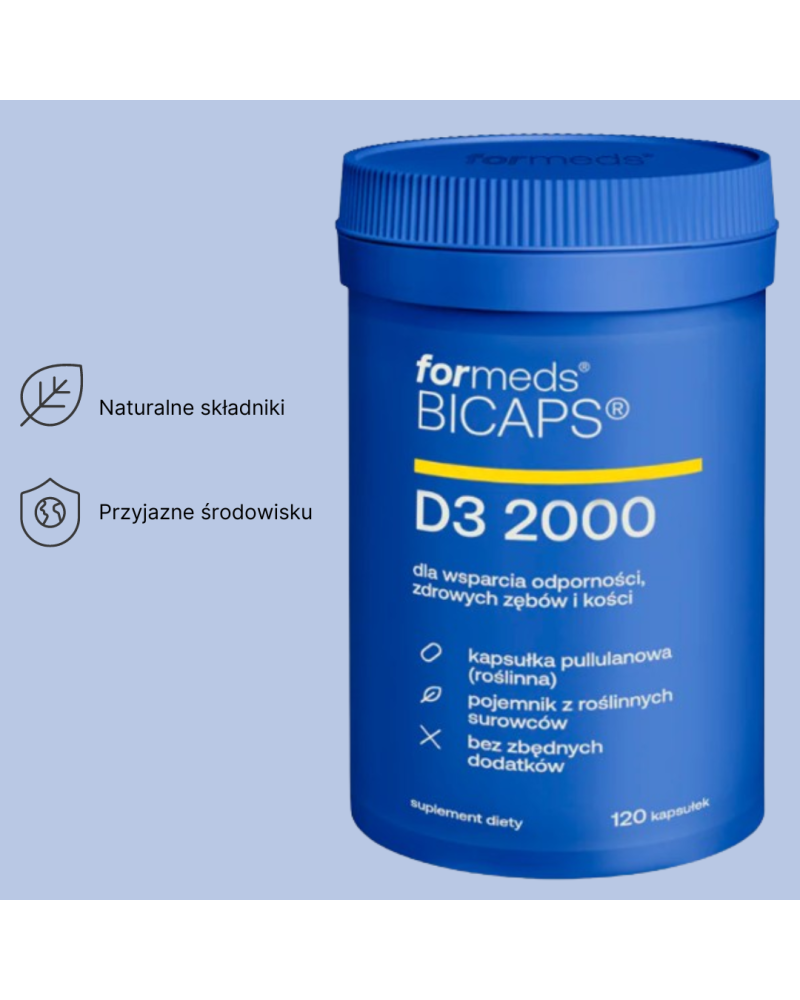 Witamina D3, suplement diety Formeds Bicaps