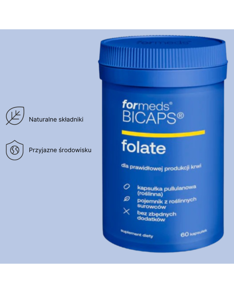 Formeds - Bicaps Folate (kwas foliowy) 60 kaps