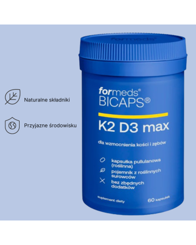 Formeds - Bicaps witamina K2 D3 max (60 kaps)