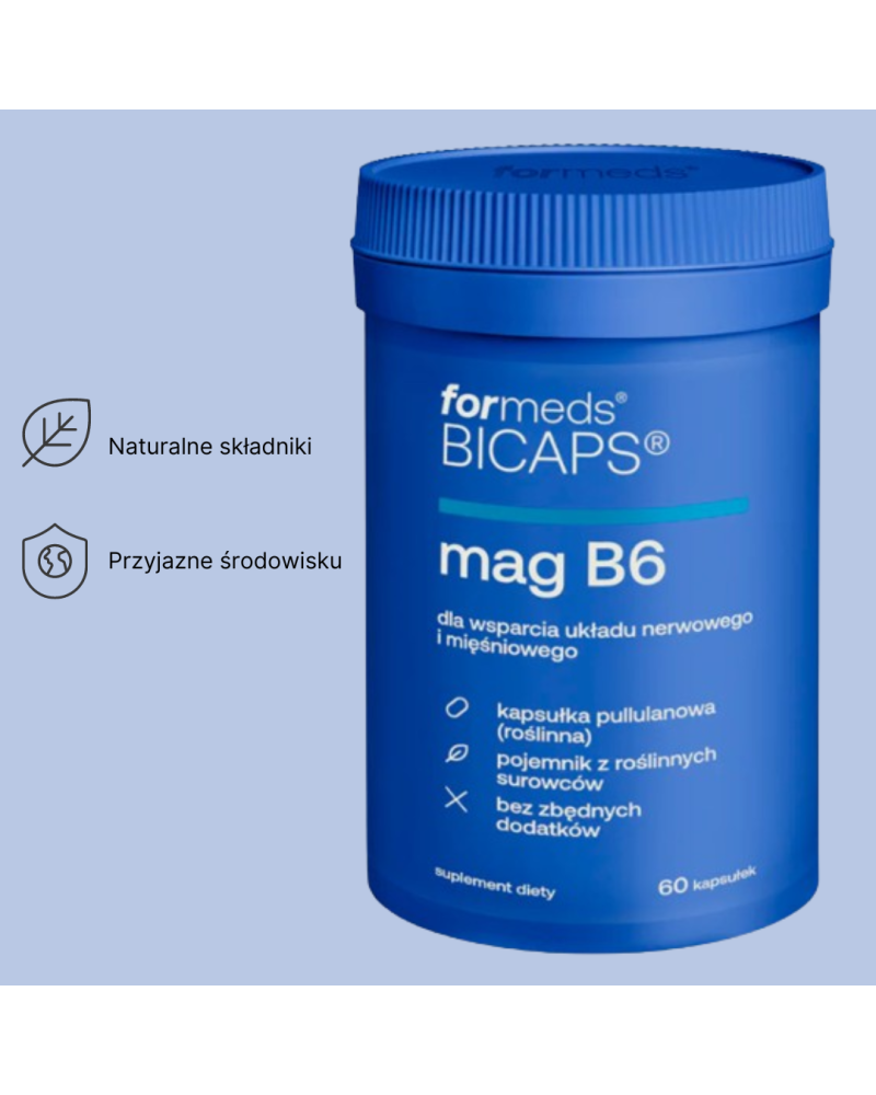 Formeds - Bicaps mag B6 (magnez plus witamina B6) 60 kaps