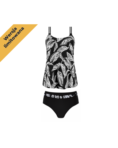 Tankini z kieszonkami na protezy piersi z figami Lanzarote 71728 Amoena