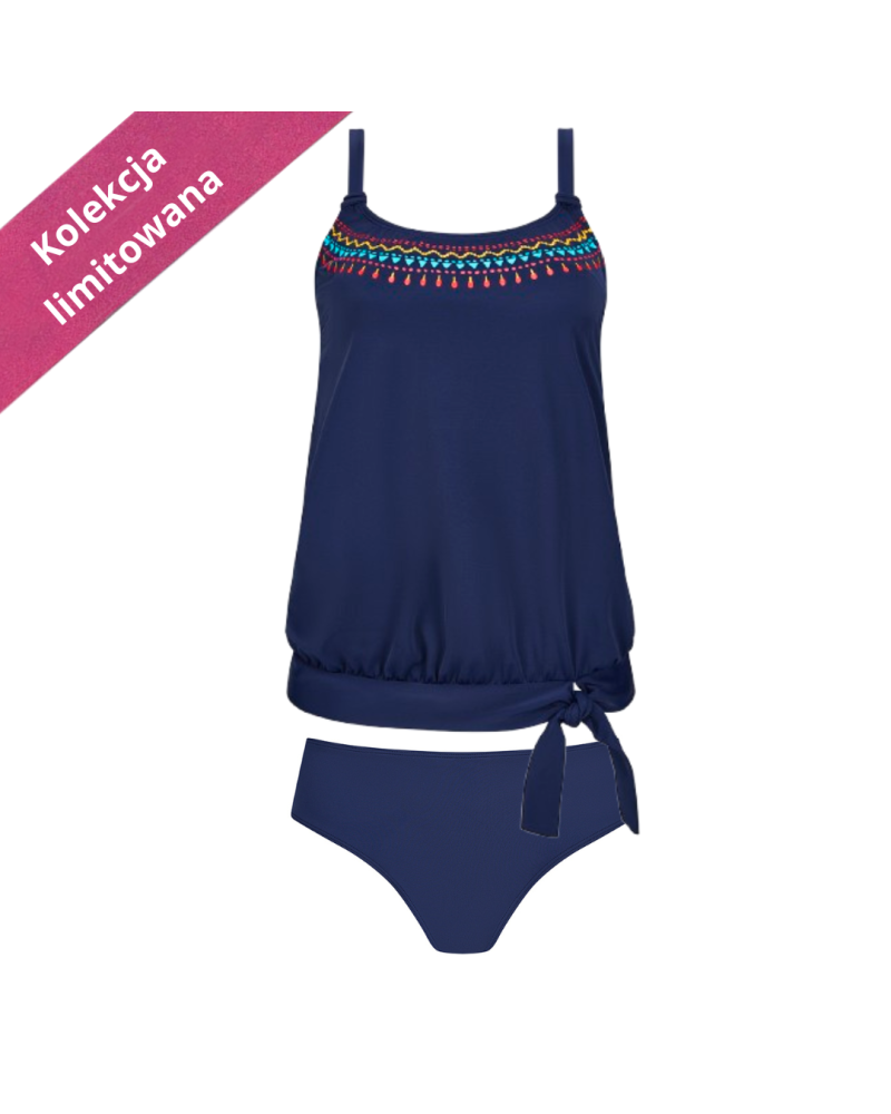 Tankini z kieszonkami na protezy piersi Thassos BL 71743 Amoena