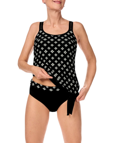 Tankini z kieszonkami na protezy piersi z figami Palermo BL  71747 Amoena