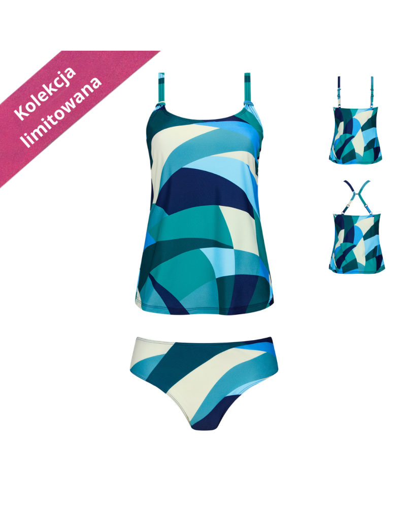 Tankini dla kobiet po amputacji piersi Lisbon TA  71753 Amoena