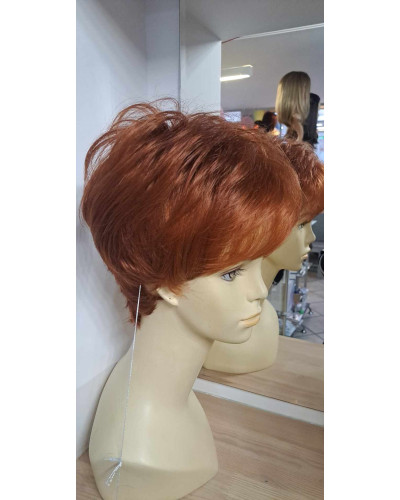Krótka peruka syntetyczna LIZZY (kolor ORANGE RED)