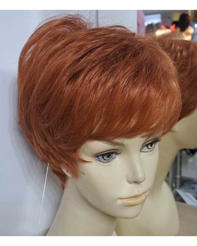 Ruda peruka syntetyczna LIZZY (kolor LIGHT ORANGE RED)