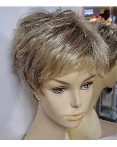 Blond peruka syntetyczna z grzywką ZUZA (kolor LR14/88H+8)