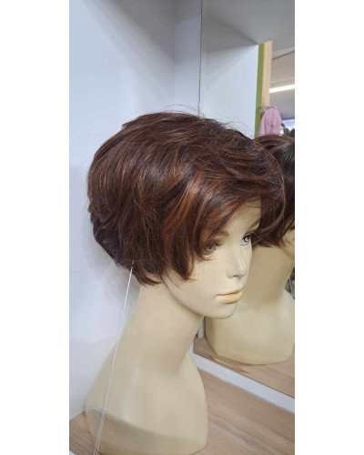 Krótka peruka syntetyczna CALYPSO kolor lightbrown cherry