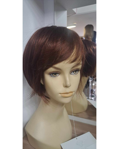 OPAL NAH - elegancka peruka z włosów syntetycznych wysokiej jakości (kolor Copper Brown)