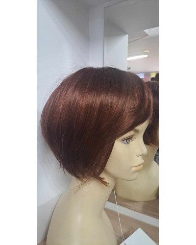 OPAL NAH - elegancka peruka z włosów syntetycznych wysokiej jakości (kolor Copper Brown)
