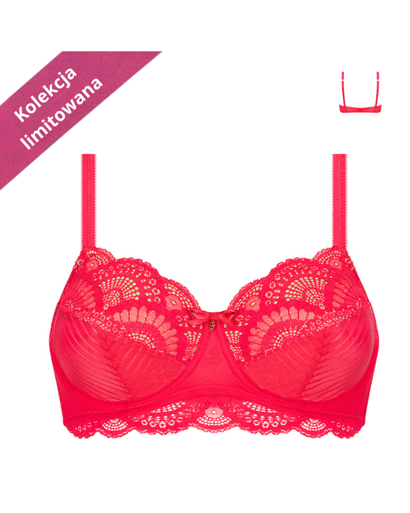 Koronkowy biustonosz na fiszbinie Karolina WB 45086 Amoena