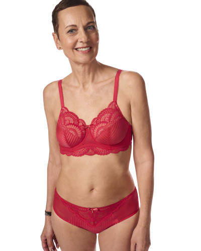 Koronkowe figi damskie KAROLINA 45087 AMOENA (róż)