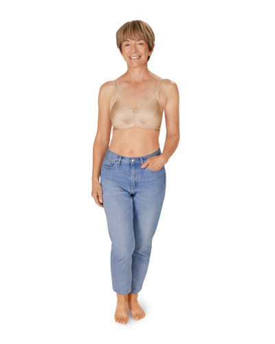 Beżowy stanik po mastektomii Rita SB Amoena