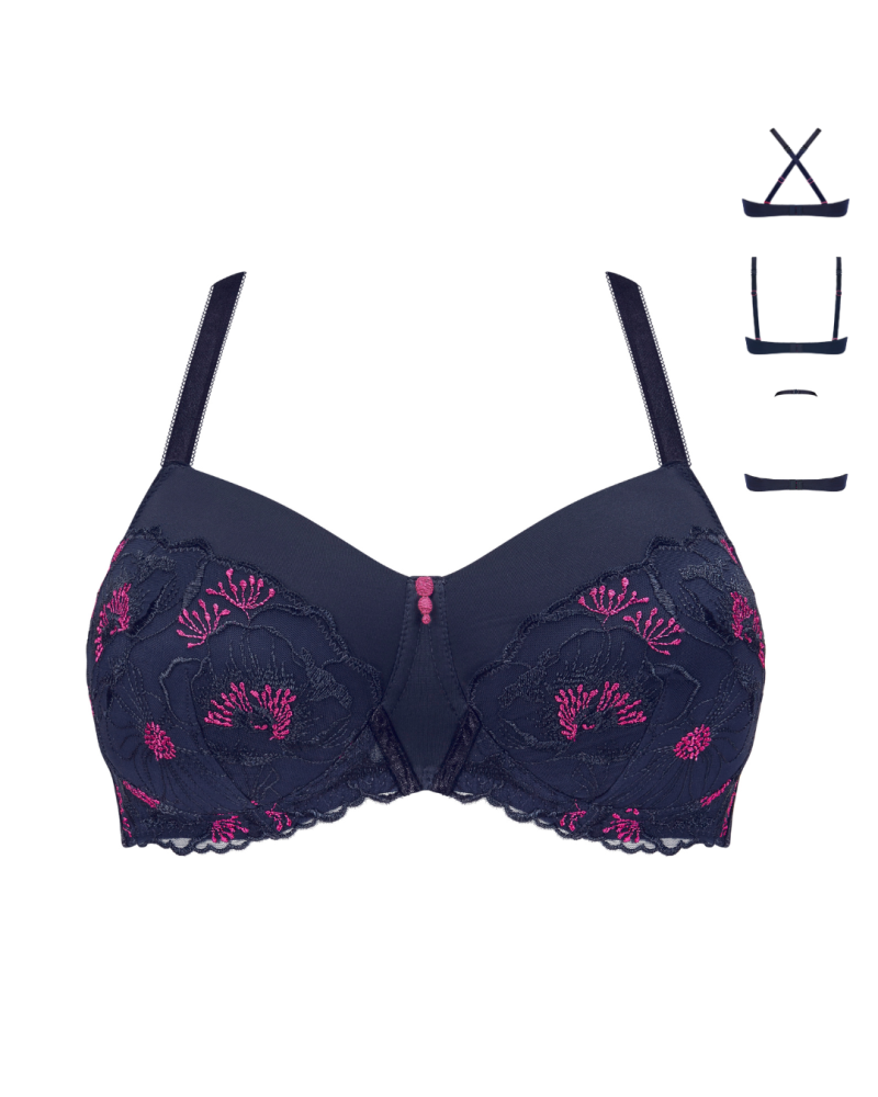 Usztywniany biustonosz z kieszonkami na protezę Delila 45109 SBP Amoena