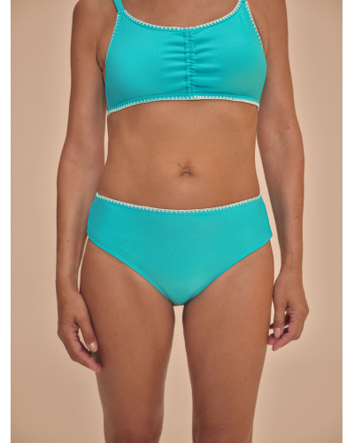 Bikini dla kobiet po mastektomii Amoena Salerno SB Top 71800 z figami Salerno Panty 71801, kolekcja 2026
