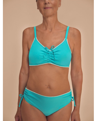 Bikini dla kobiet po mastektomii Amoena Salerno SB Top 71800 z figami Salerno Panty 71801, kolekcja 2026