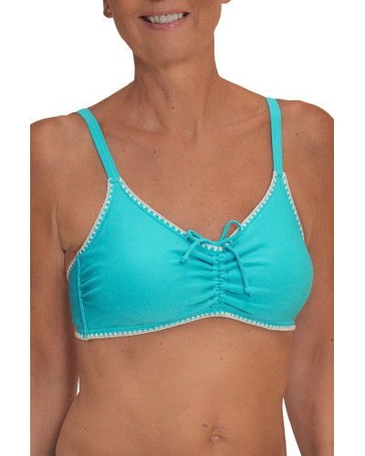Bikini dla kobiet po mastektomii Amoena Salerno SB Top 71800 z figami Salerno Panty 71801, kolekcja 2026