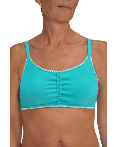 Bikini dla kobiet po mastektomii Amoena Salerno SB Top 71800 z figami Salerno Panty 71801, kolekcja 2026