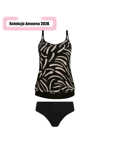 Komplet plażowy dla amazonki  - tankini z figami Turin BL Amoena