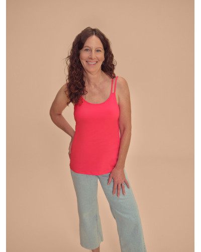 VALLETTA Koszulka z biustonoszem dla amazonki AMOENA 45130 arbuzowa