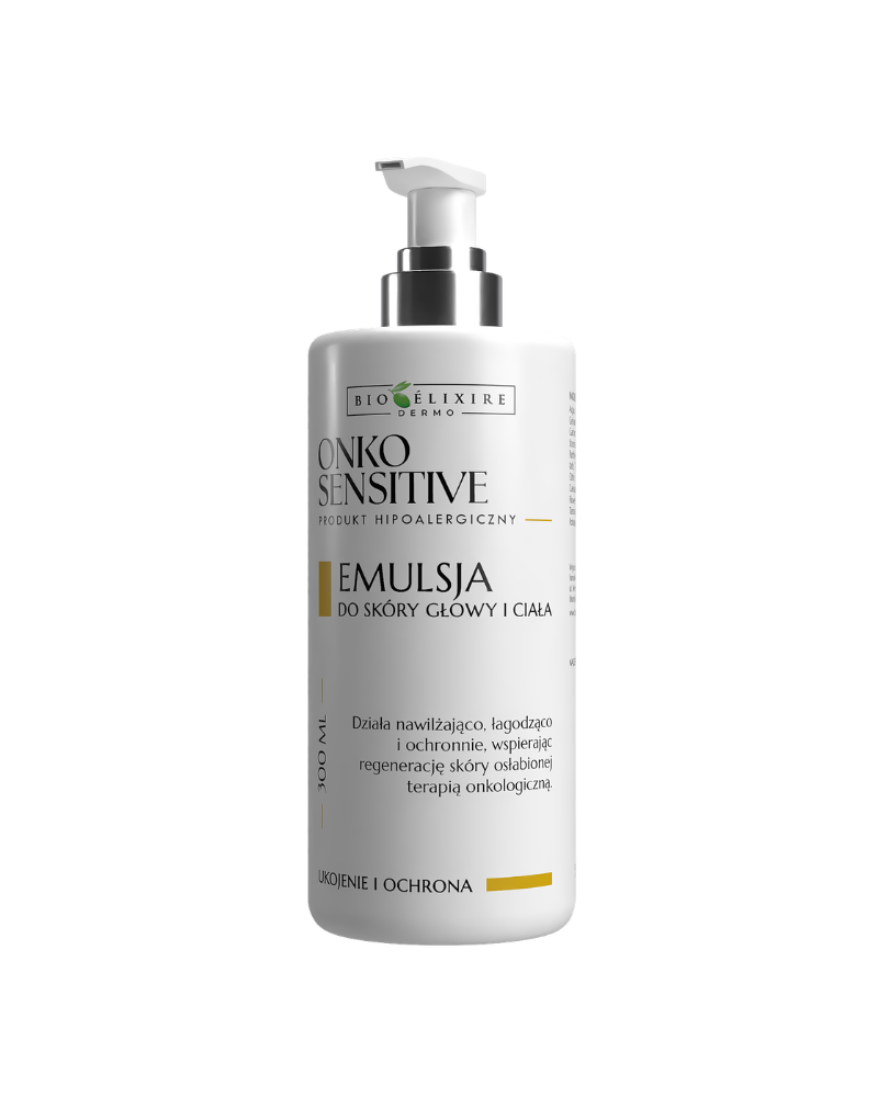 Bioelixire Onko Sensitive – Emulsja do skóry głowy i ciała 200 ml
