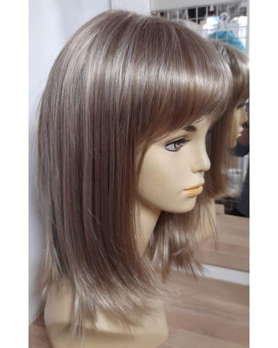 Długa peruka blond z grzywką Fuchsia - kolor ash blond