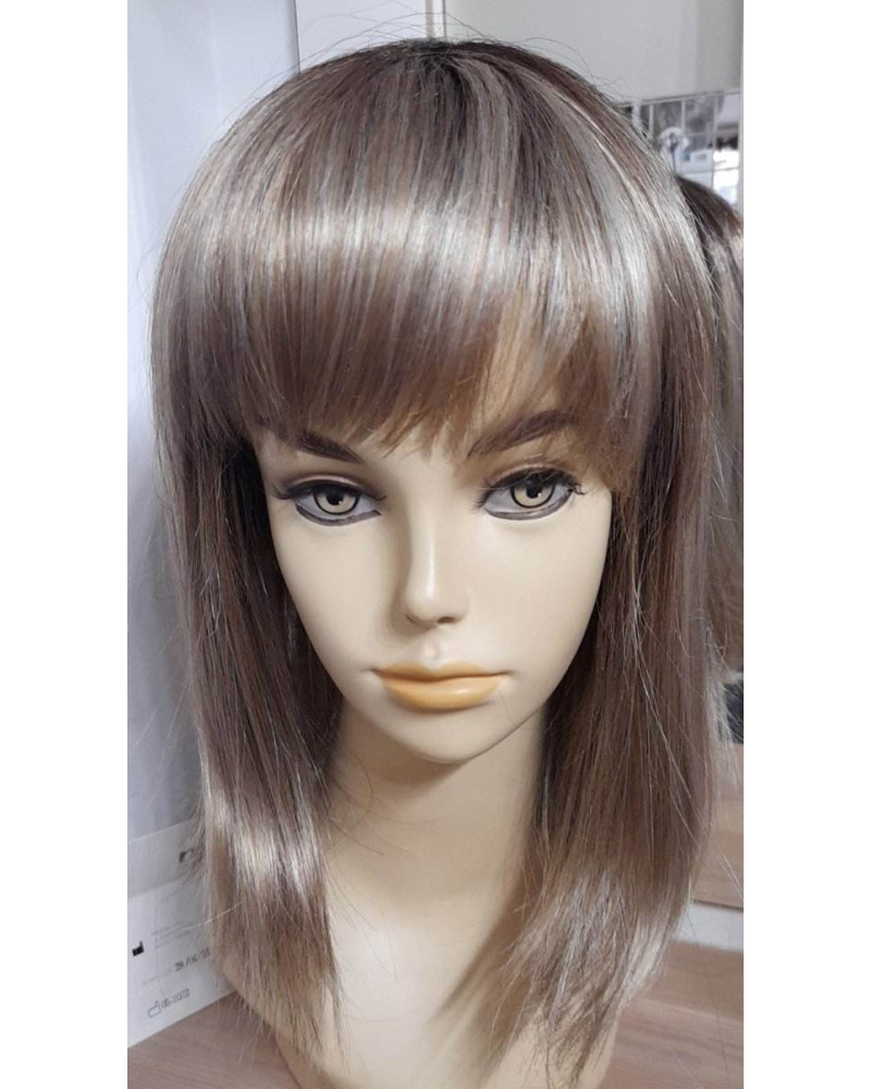Piękna peruka z długim włosem i grzywką Fuchsia - kolor shaded blond
